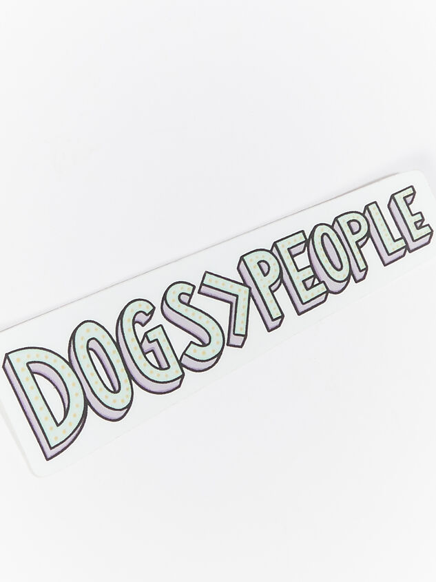 Dogs Over People Sticker Detail 2 - ARULA