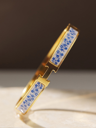 H Bangle Bracelet - ARULA - 