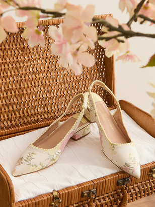 Mango Slingback Flats - ARULA - 