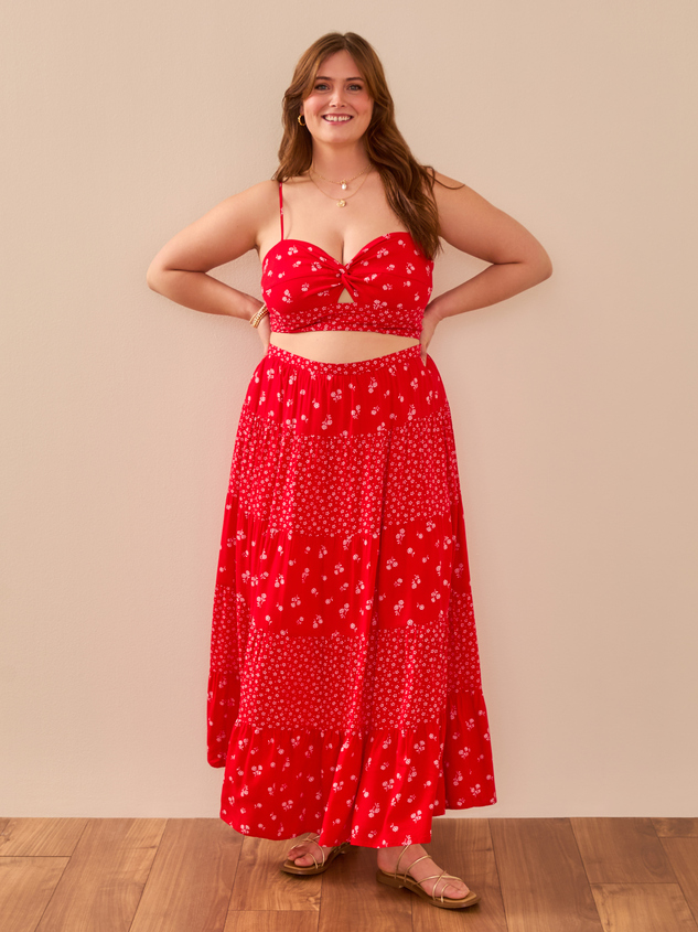 Fleur Floral Maxi Skirt - ARULA
