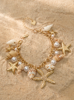 Shell Charm Bracelet - ARULA - 