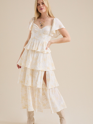Roxanne Layered Maxi Dress - ARULA