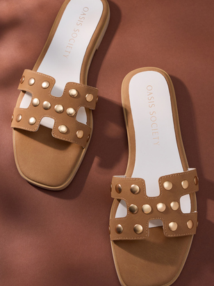 Evelynne H-Band Studded Sandal - ARULA - 