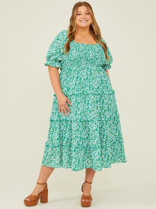 Auden Floral Midi Dress - ARULA