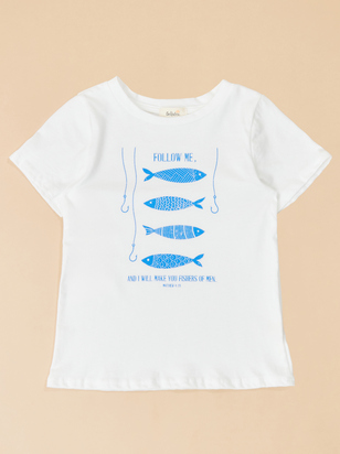 Faithful Fisherman Graphic Tee - ARULA