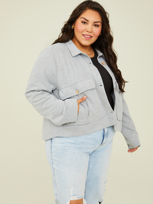 Landry Cropped Shacket - ARULA