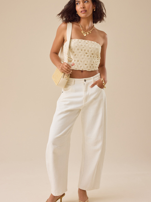 Briar Crochet Tube Top - ARULA - 