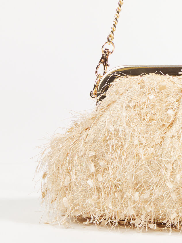 Ayla Eyelash Crossbody Detail 3 - ARULA