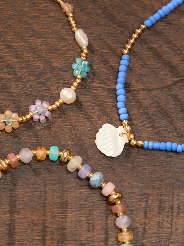 Endless Summer Beaded Bracelet Set Detail 2 - ARULA