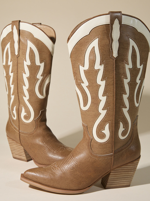 Ida Cutout Western Boot - ARULA