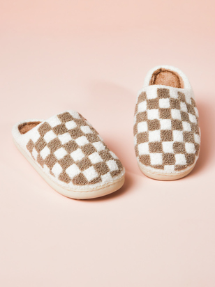 Checkered Slippers - ARULA