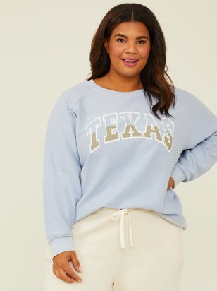 Texas Corded Oversized Sweatshirt - ARULA