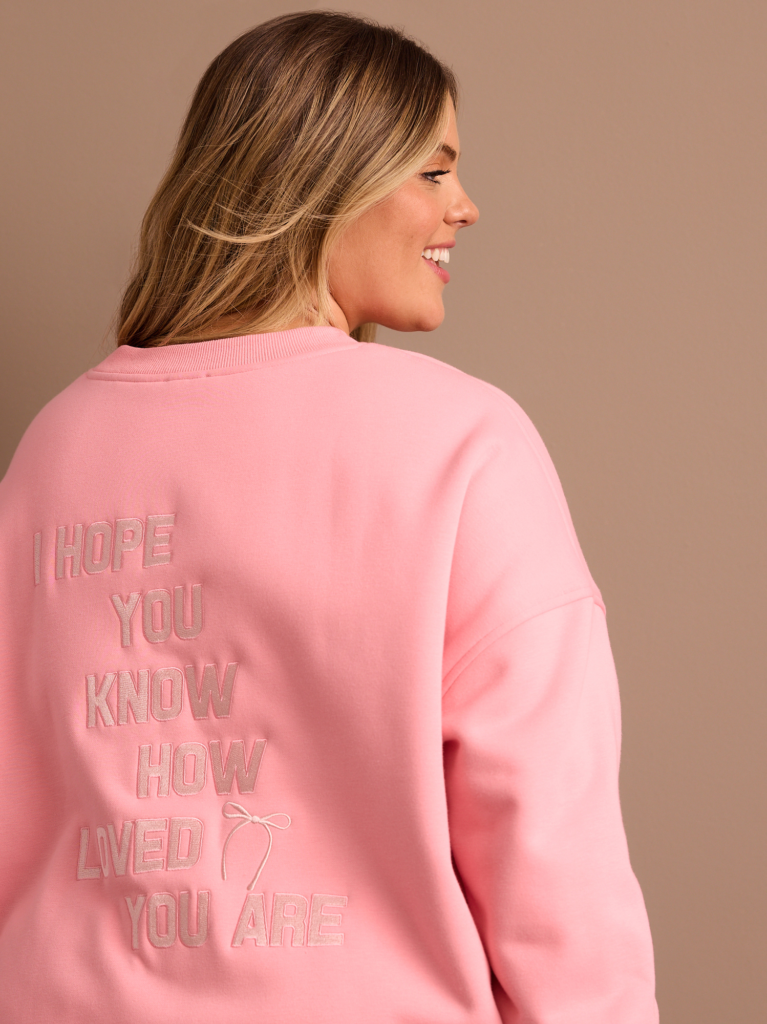 Pink bow champion sweatshirt on sale
