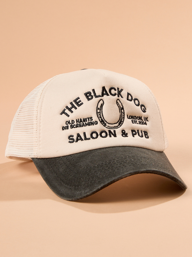 Black Dog Saloon and Pub Trucker Hat - ARULA