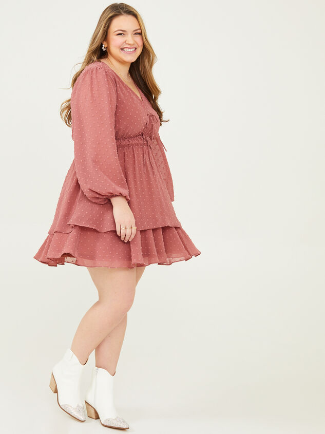 Adelyn Clipdot Dress Detail 5 - ARULA