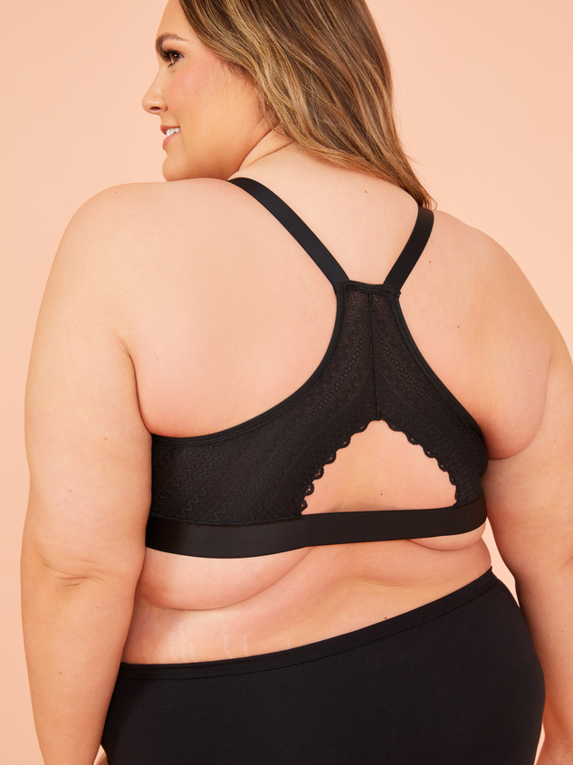 Lace Back Scoop Bralette Detail 4 - ARULA