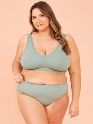Seamless Ribbed High Leg Undie - ARULA