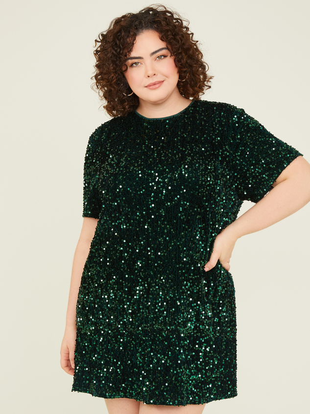 Stella Sequin Dress Detail 2 - ARULA