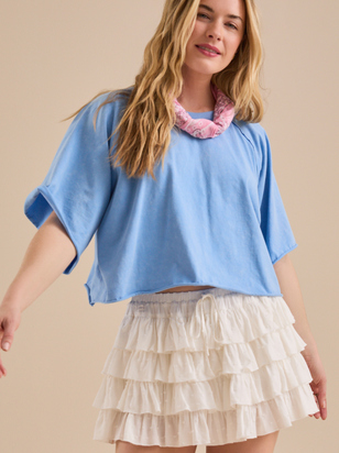 Roma Tiered Mini Skort - ARULA - 