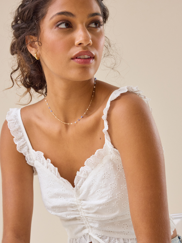 Chelsea Cinch Front Tank Detail 3 - ARULA