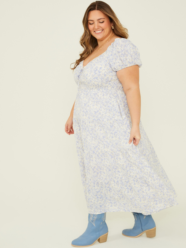 Claire Eyelet Floral Maxi Detail 3 - ARULA