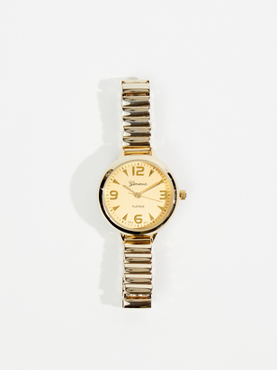 Stretch Band Round Watch - ARULA