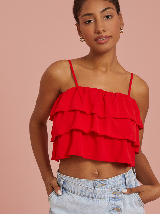 Clea Tiered Top Detail 2 - ARULA