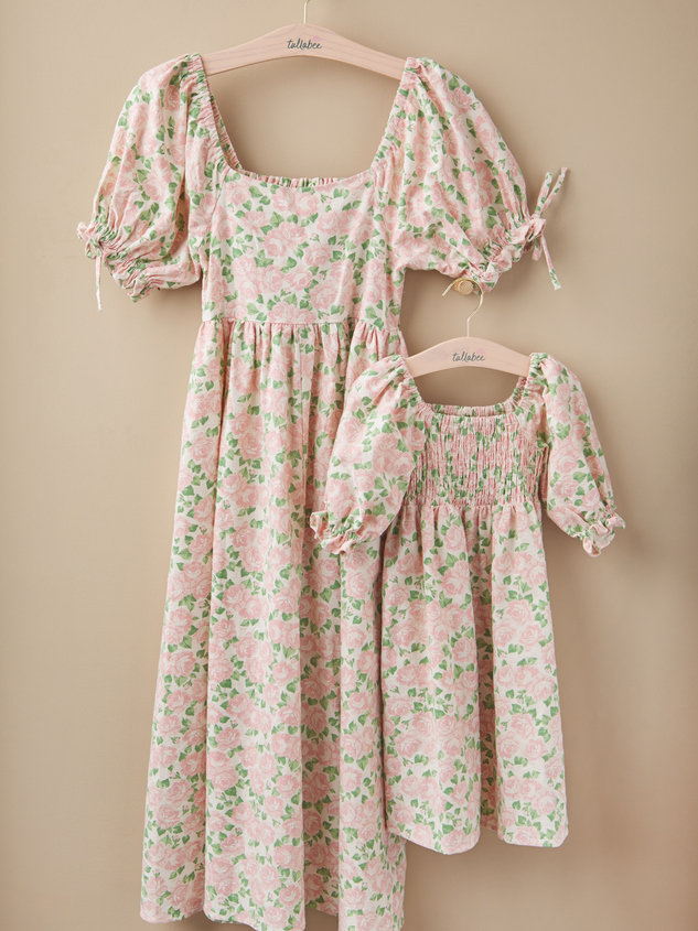 Tilly Floral Mama Dress Detail 4 - ARULA
