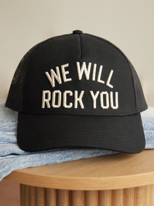 We Will Rock You Trucker Hat - ARULA