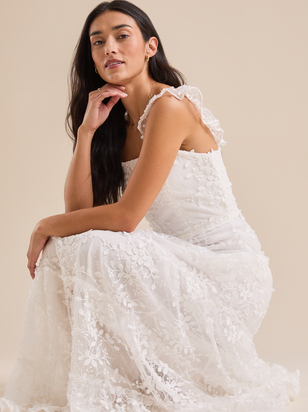 Kallie Lace Tiered Maxi Dress - ARULA