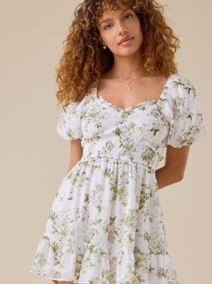 Dena Floral Mini Dress - ARULA
