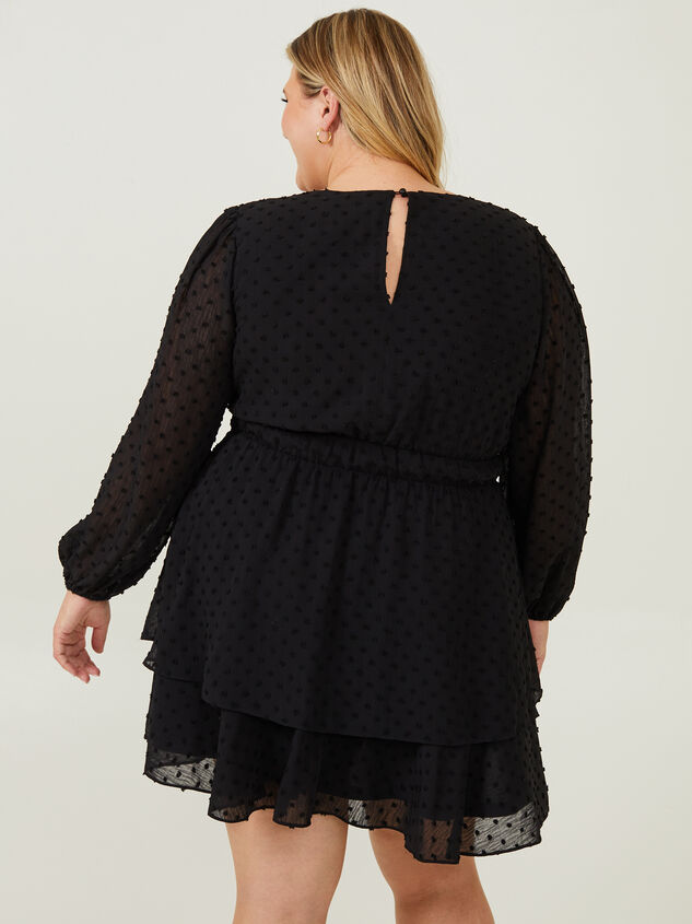 Adelyn Clipdot Dress Detail 4 - ARULA