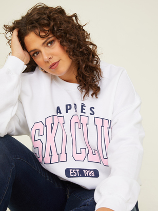 Après Ski Club Oversized Sweatshirt - ARULA