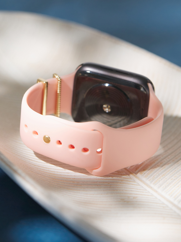 Pink Charming Bow Watch Band Detail 3 - ARULA
