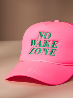 No Wake Zone Trucker Hat - ARULA