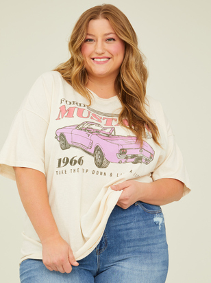 Ford Mustang Oversized Tee - ARULA