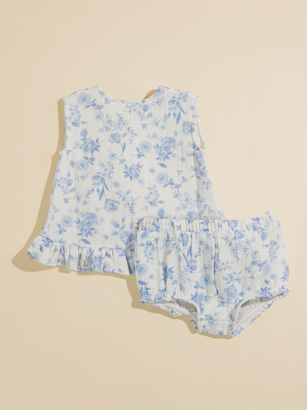 Abigail Floral Top and Bloomer Set Detail 2 - ARULA