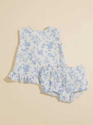 Abigail Floral Top and Bloomer Set - ARULA