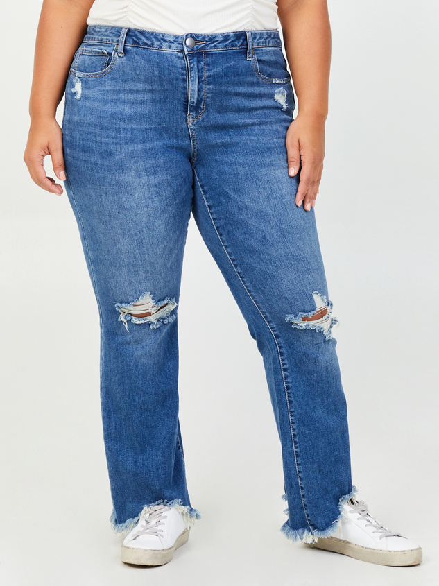 Cory Incrediflex Bootcut Jeans Detail 2 - ARULA