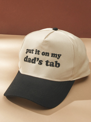 Put It On My Dad's Tab Trucker Hat - ARULA - 