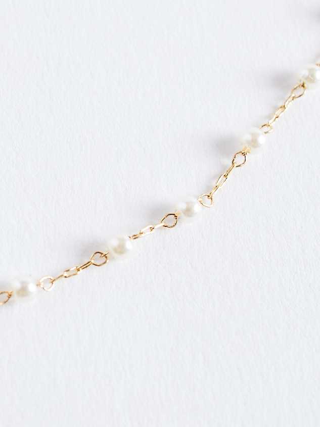 Pearly Girl Necklace Detail 5 - ARULA