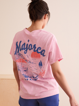 Majorca Oversized Graphic Tee - ARULA - 