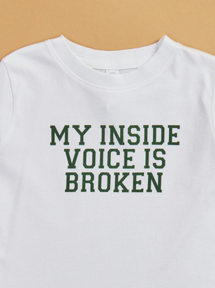 Inside Voice Broken Graphic Tee - ARULA