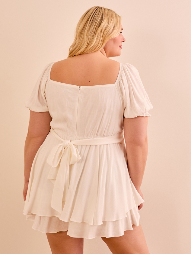Haisley Double Layered Romper Detail 2 - ARULA
