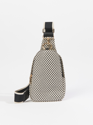 Checkered Sling Bag - ARULA