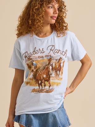 Ryders Ranch Oversized Tee - ARULA - 