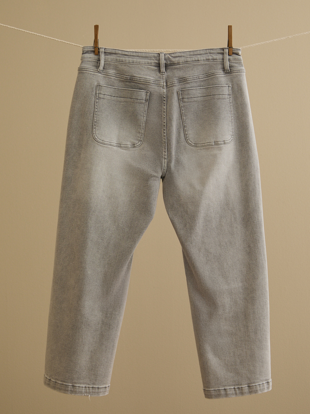 Finley Wide Leg Sailor Jeans Detail 3 - ARULA