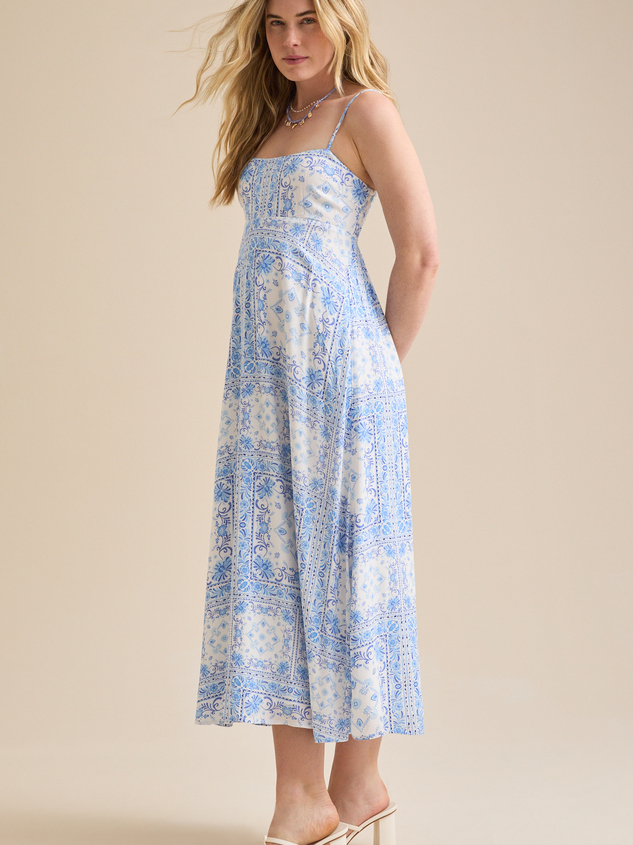Fabi Floral Maxi Dress Detail 4 - ARULA