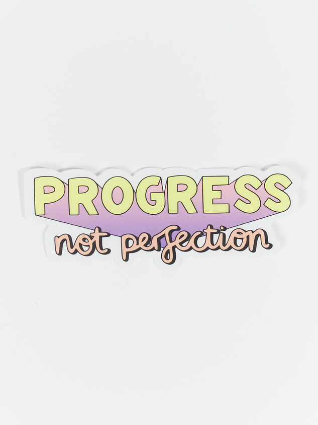 Progress Not Perfection Sticker Detail 1 - ARULA