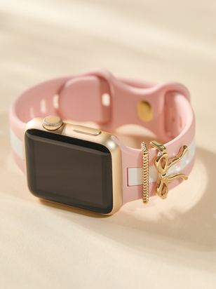 Striped Charming Bow Watch Band - ARULA